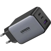 Сетевое зарядное устройство UGREEN CD244 GaN X 65W QC4.0 PD3.0 Black (10335)