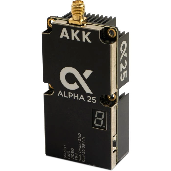 Відеопередавач (VTX) AKK Alpha 25W 4.9G-6G 96CH (A25) (UA)