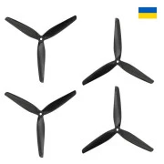 Пропелер для дрона PROP UA 10x7x3 GLASS FIBER 2CW+2CCW (CF10х7) (UA)