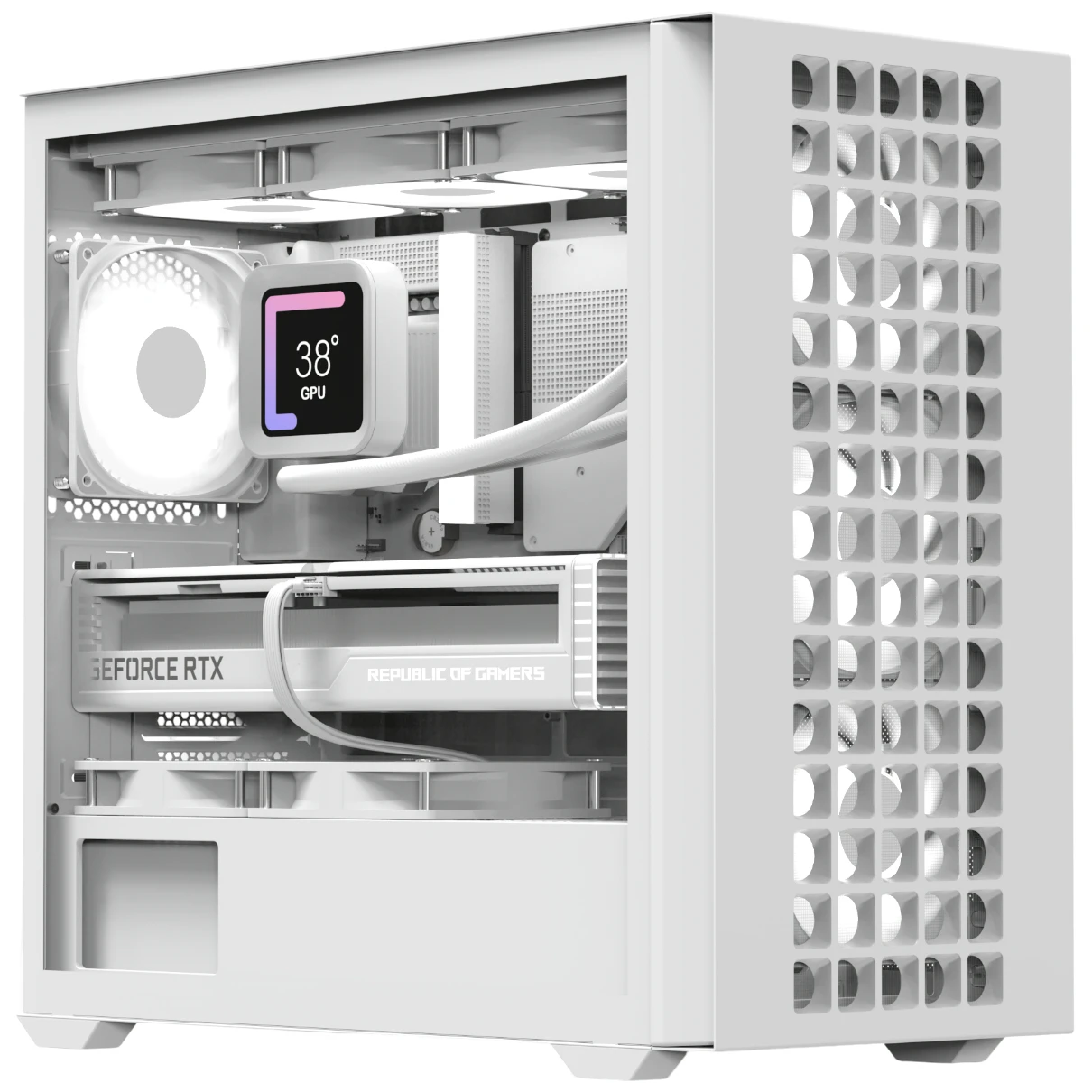 Корпус AeroCool D302A-G-WT-v1 (ACCS-DS04043.21) White без БП (UA)