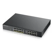 Комутатор ZYXEL GS1900-24EP (GS1900-24EP-EU0101F) (12xGE PoE, 12хGE, макс. POE 130W, WebSmart)