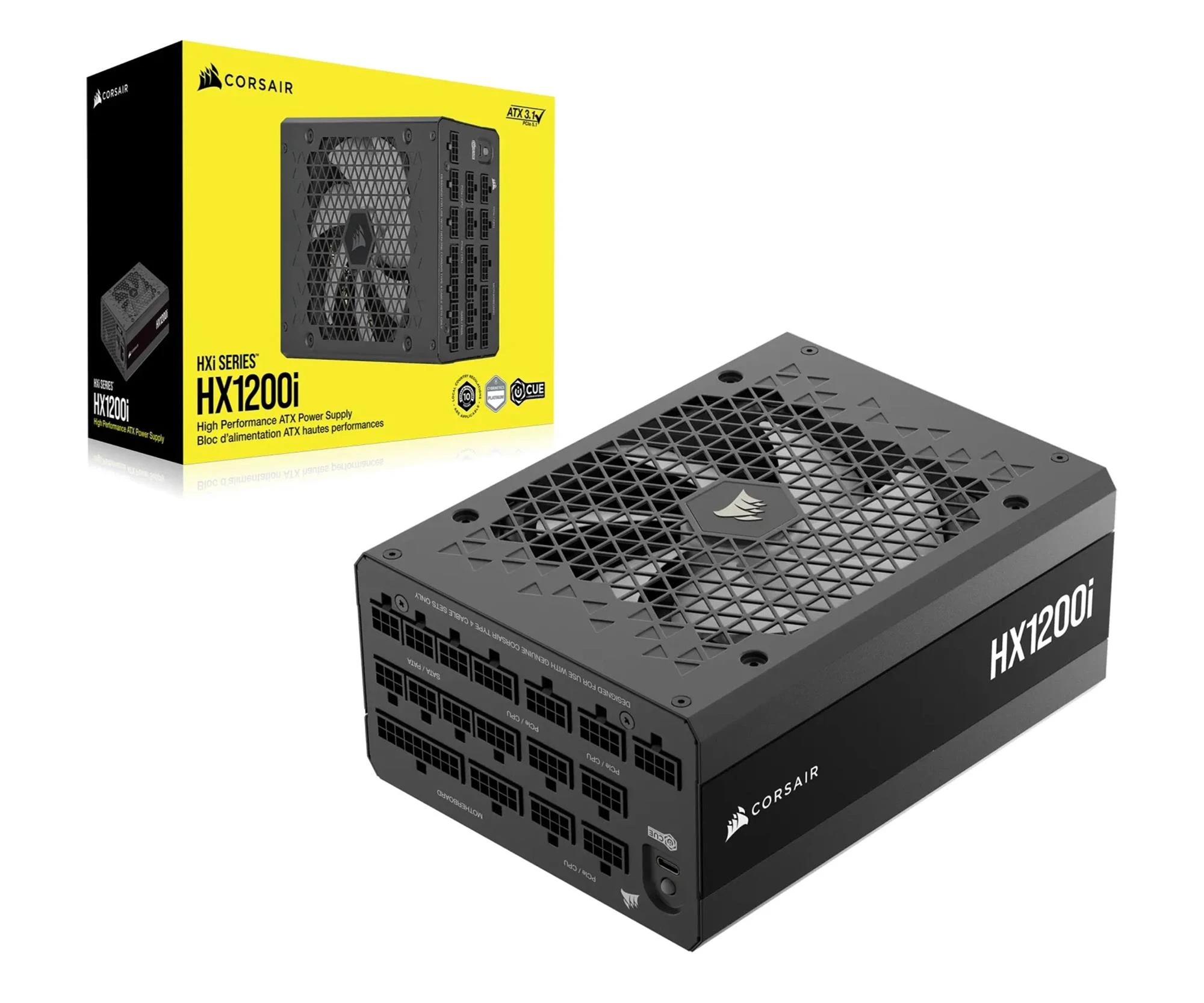 Блок живлення Corsair HX1200i 1200W 80 Plus Platinum (CP-9020307-EU) EU