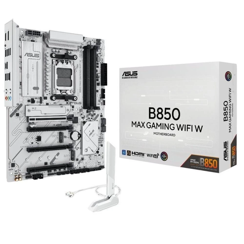 Материнська плата ASUS B850 MAX GAMING WIFI W White (90MB1M10-M0EAY0) (UA)