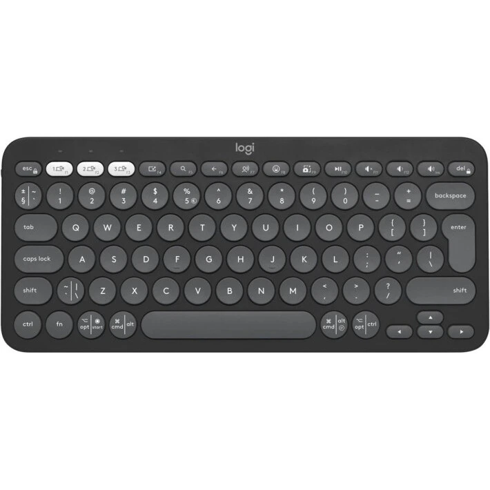 Клавіатура Logitech Pebble Keys 2 K380s Tonal Graphite (920-011753)