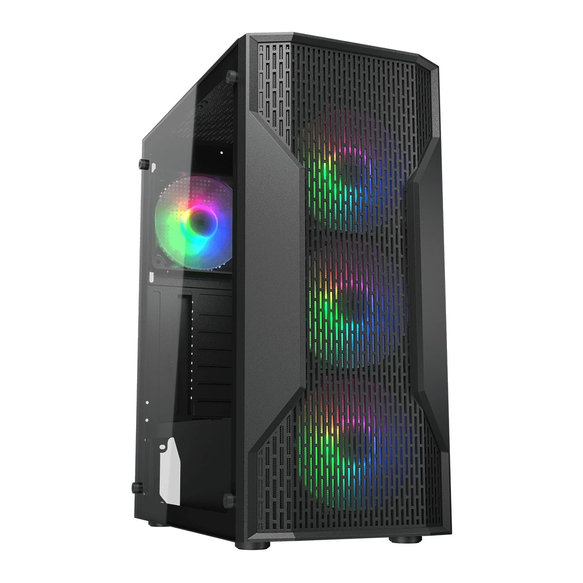 Корпус Cougar MX110 RGB Black без БП (UA)