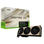 GeForce RTX 5070 Ti 16GB GDDR7 Inspire 3X OC Plus MSI (GeForce RTX 5070 Ti 16G INSPIRE 3X OC PLUS) (UA)
