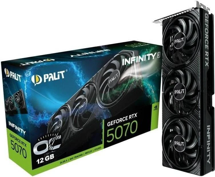 Видеокарта Palit GeForce RTX 5070 Infinity 3 OC (NE75070S19K9-GB2050S)
