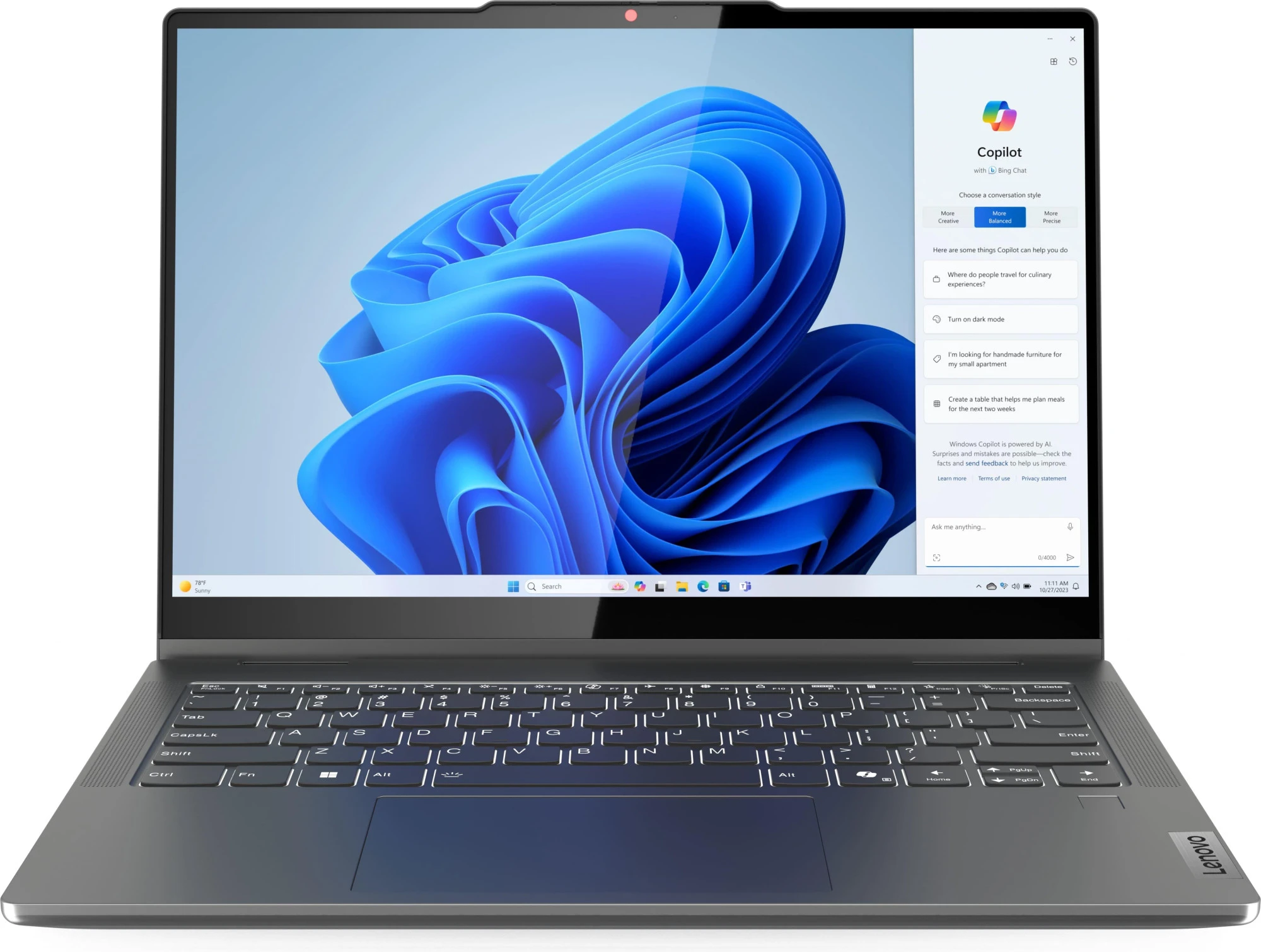 Ноутбук Lenovo IdeaPad 5 2-in-1 14Q8X9 Luna Grey (83GH0002US) Refurbished