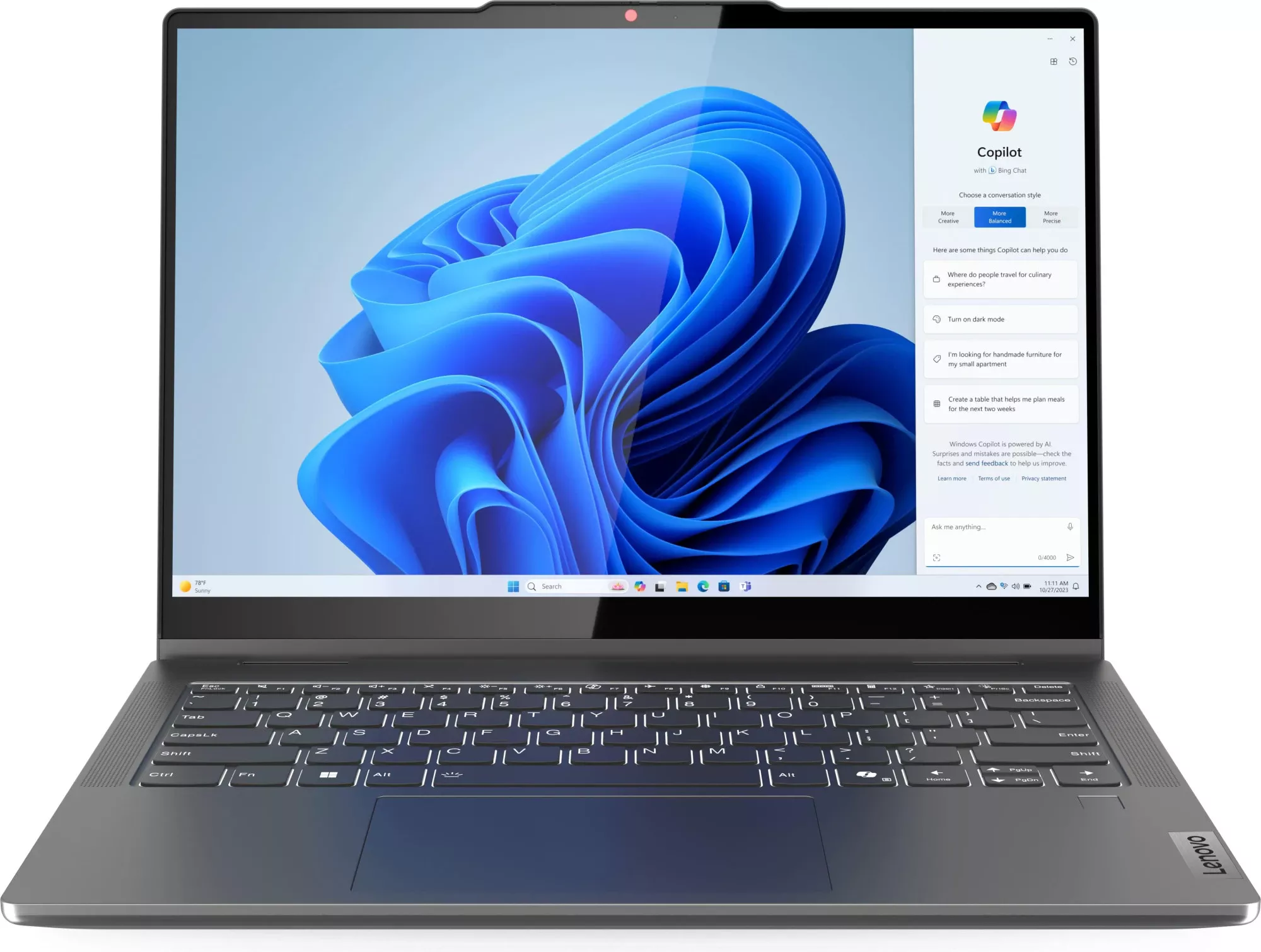 Ноутбук Lenovo IdeaPad 5 2-in-1 14Q8X9 Luna Grey (83GH0002US) Refurbished