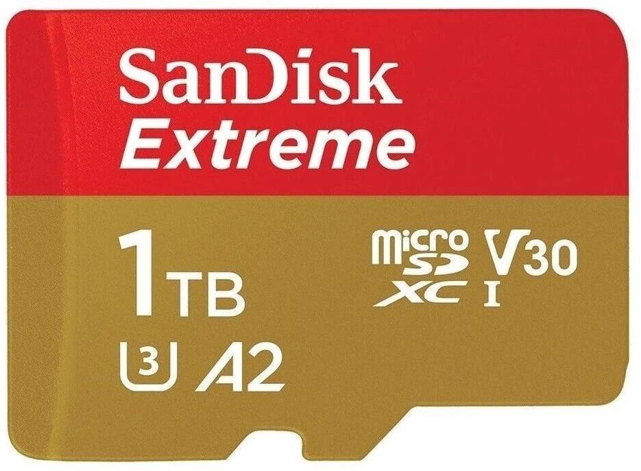 Карта памяти SanDisk 1 TB microSDXC UHS-I U3 V30 A2 Extreme (SDSQXAV-1T00-GN6MN)