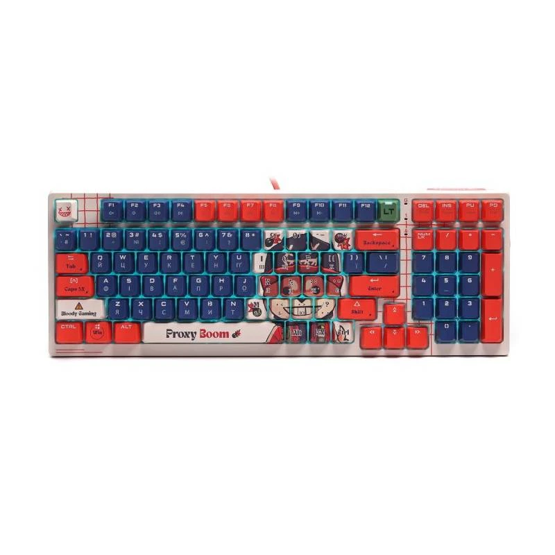 Клавиатура A4Tech Bloody AT98 RGB Proxy Boom White/Red
