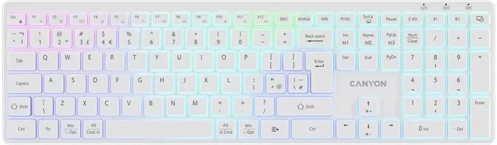 Клавиатура Canyon CNS-HBTK11W (UA)