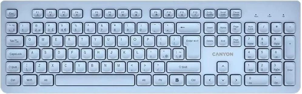 Клавіатура Canyon CNS-HKBW01BL (UA)