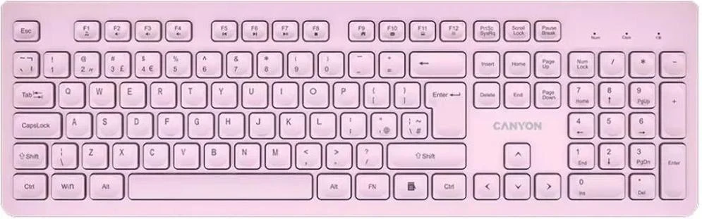 Клавіатура Canyon CNS-HKBW01P (UA)