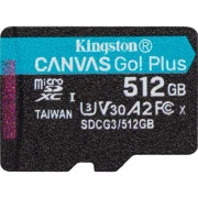 Kingston 512GB microSDXC class 10 UHS-I U3 V30 A2 Canvas Go Plus G4 (SDCG4/512GBSP) (UA)