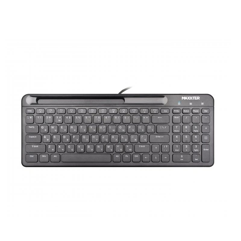 Клавіатура Maxxter KB-01B-UA Black (UA)