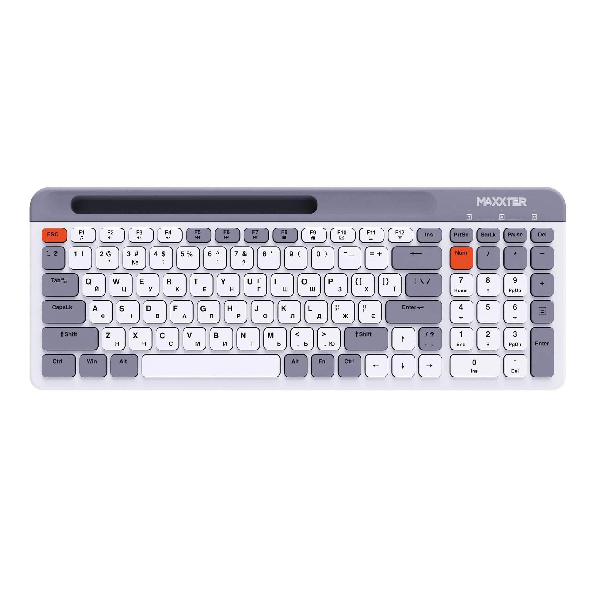 Клавіатура Maxxter KBW-02G-UA