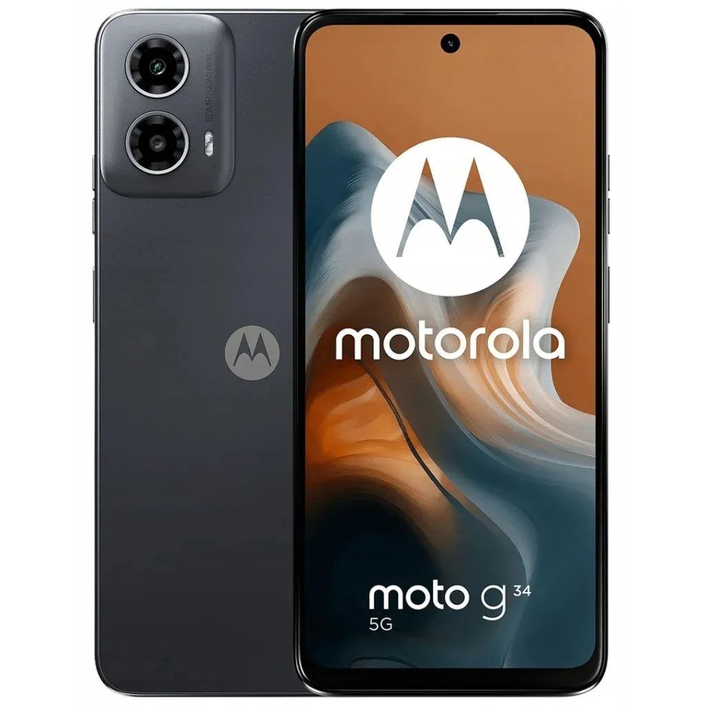 Мобильный телефон Motorola Moto G34S 8/256GB Charcoal Black