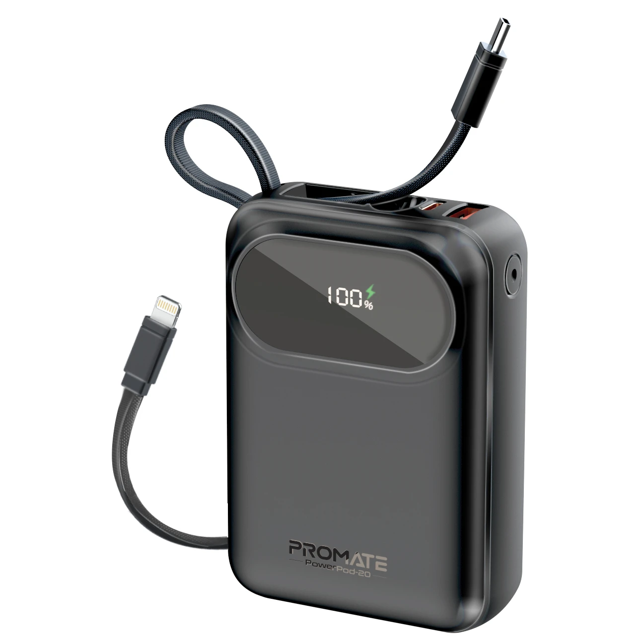 Мобільна батарея Promate PowerPod-20 20000mAh 35W Black (powerpod-20.black)