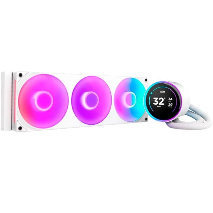 Система жидкостного охлаждения NZXT Kraken Elite RGB 360mm AIO (RL-KR36E-W2) (UA)