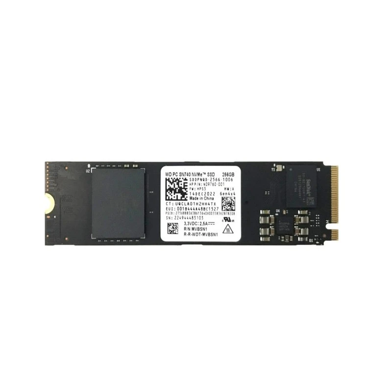 SSD диск 256GB WD SN740 M.2 2280 PCIe 4.0 x4 3D TLC (WD PC SN740 SDDPNQD 256G)