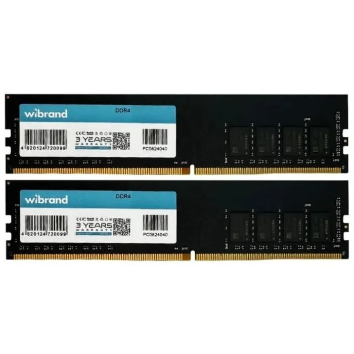 Оперативна пам'ять DDR4 16GB (2x8GB) 3600 MHz Wibrand (WI3600DDR4D/2x8GB) (UA)