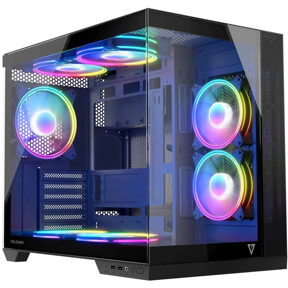 Корпус Modecom VOLCANO PANORAMA APEX ARGB 7F MIDI GREY (AT-PANORAMA-7F-ARGB-10-00) (UA)