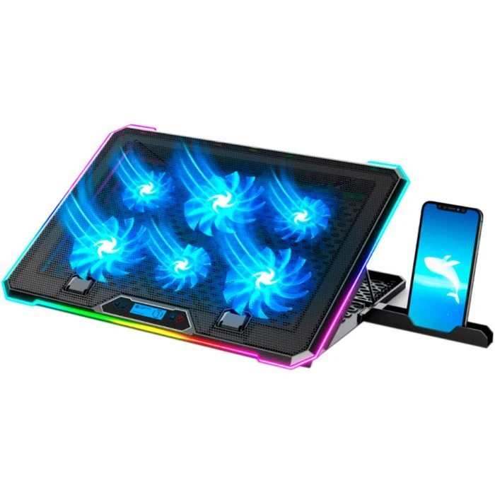 Підставка Підставка для ноутбука IceCoorel 10-17 RGB (K15) (UA)