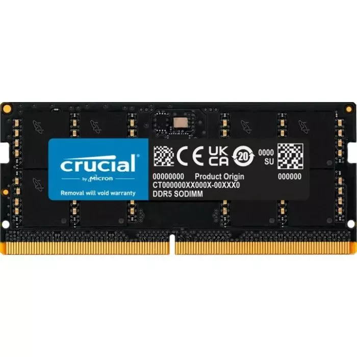 Оперативна пам'ять SoDIMM DDR5 64GB 5600 MHz Micron (CT64G56C46S5) (UA)
