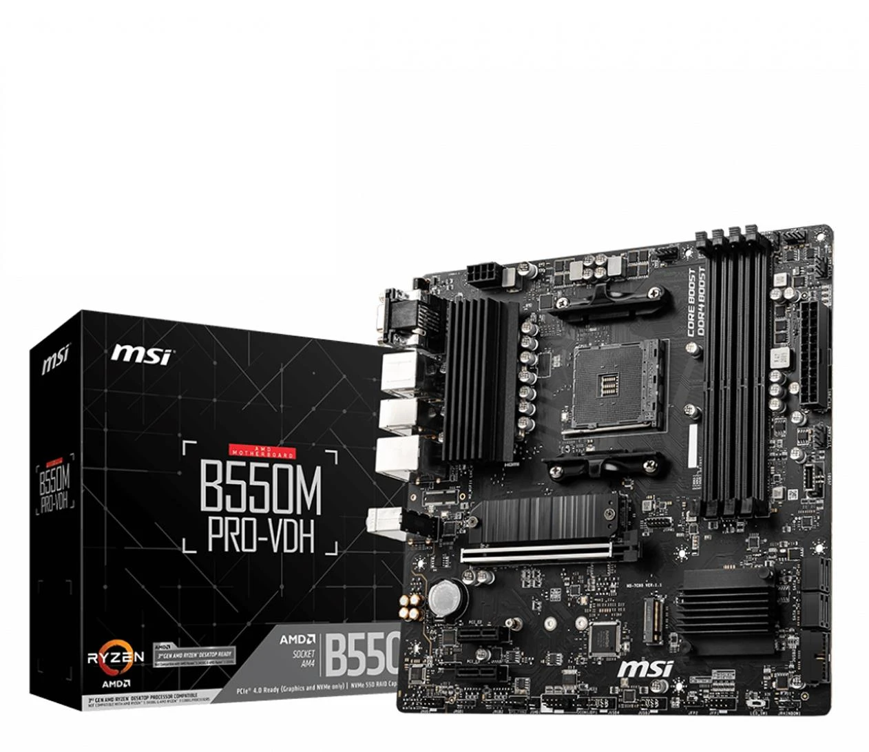 Материнська плата MSI B550M PRO-VDH EU
