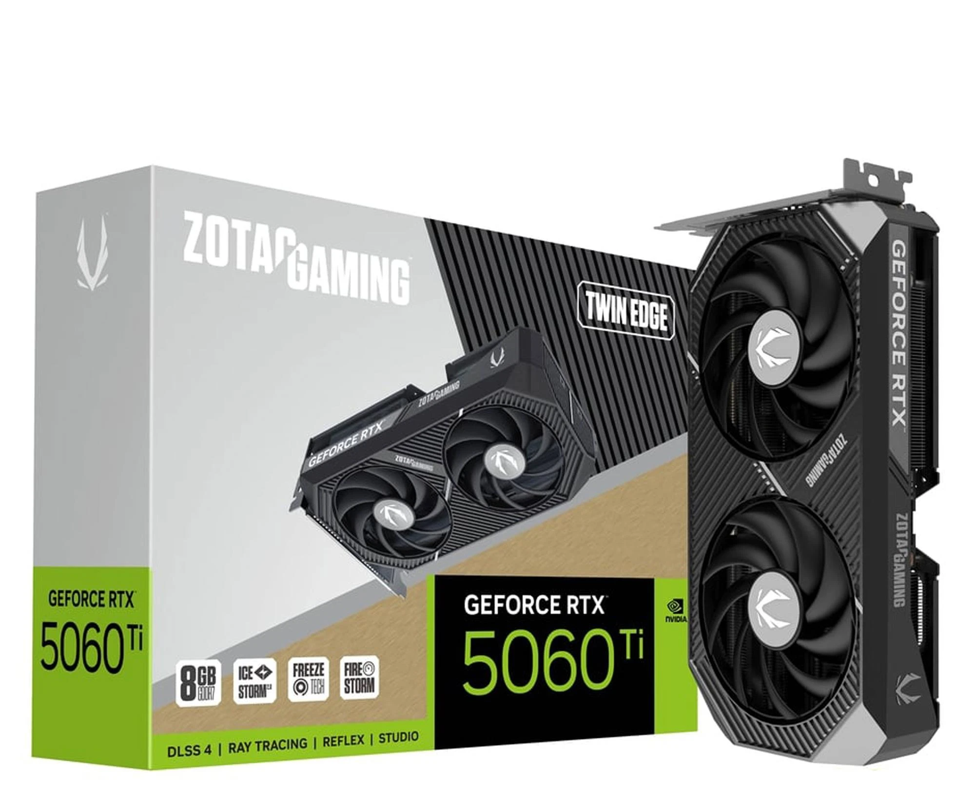 Відеокарта Zotac GeForce RTX 5060 Ti Twin Edge 8GB GDDR7 DLSS4 (ZT-B50610E-10M) EU