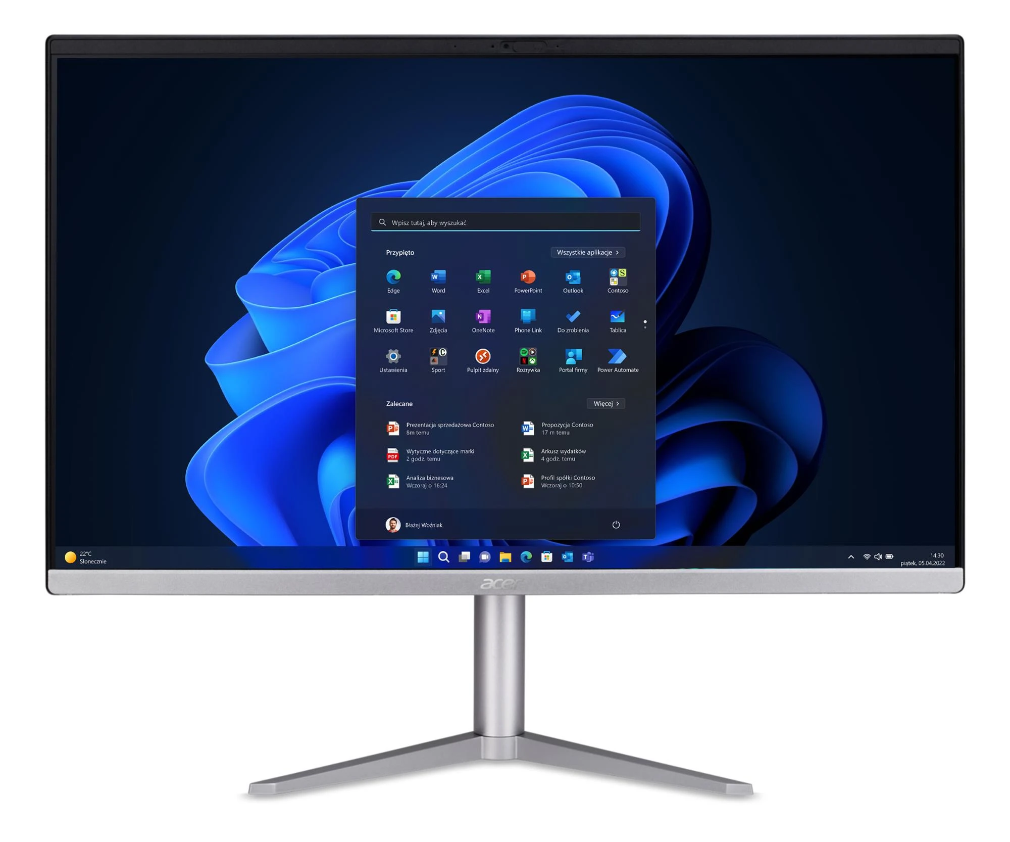 Компьютер Acer Aspire C24 R5-7520U/16GB/512/Win11PX (C24-1300 || DQ.BL0EP.003) EU