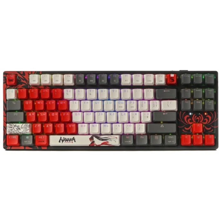 Клавиатура A4Tech Bloody WS87 Naraka Wireless/Bluetooth Black/Red (4711421001113) (UA)
