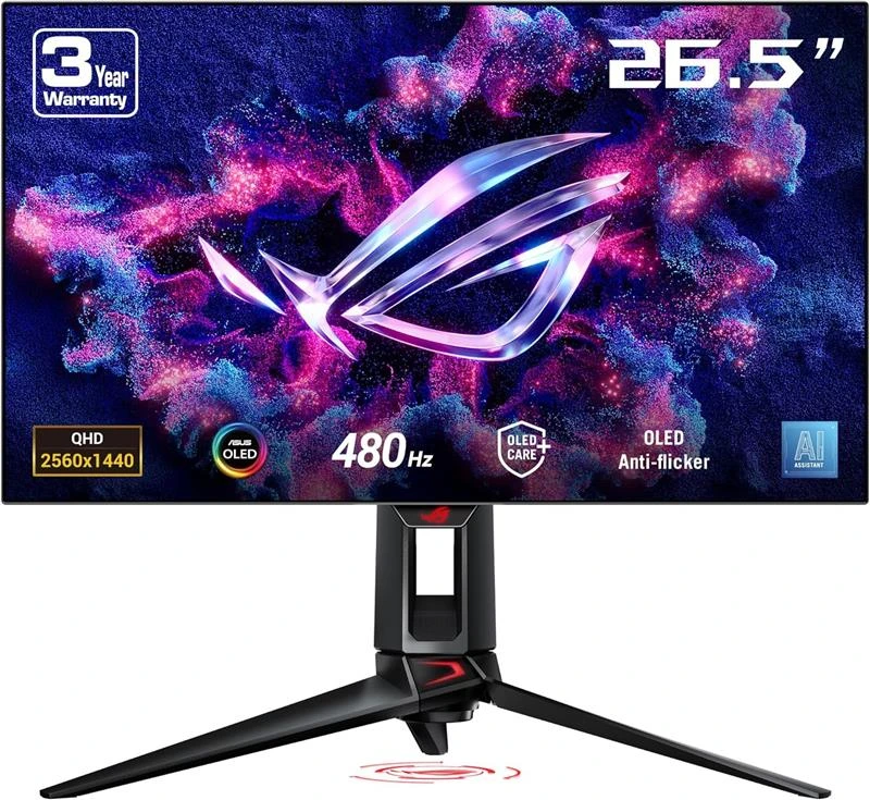 Монітор Asus 26.5 ROG Swift PG27AQDP (90LM0A20-B01A70) OLED Black 480Hz (UA)