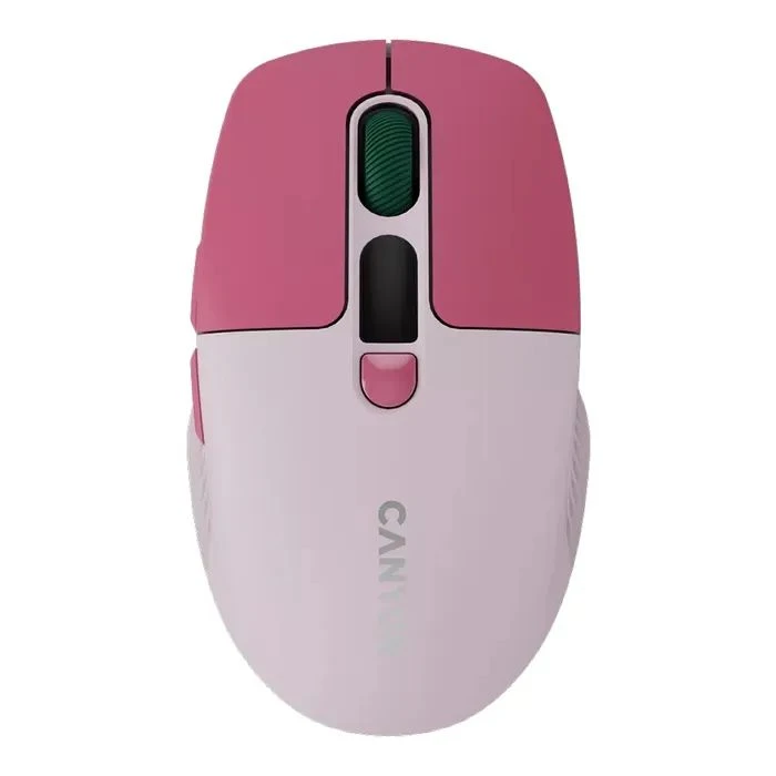 Миша Canyon MW-26 LCD Silent Wireless/Bluetooth Pink (CNS-CMSW26P) (UA)