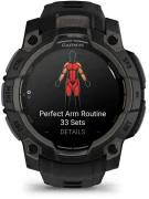 Смарт-годинники Garmin Instinct 3 45mm AMOLED Black with Black Silicone Band (010-02936-40)