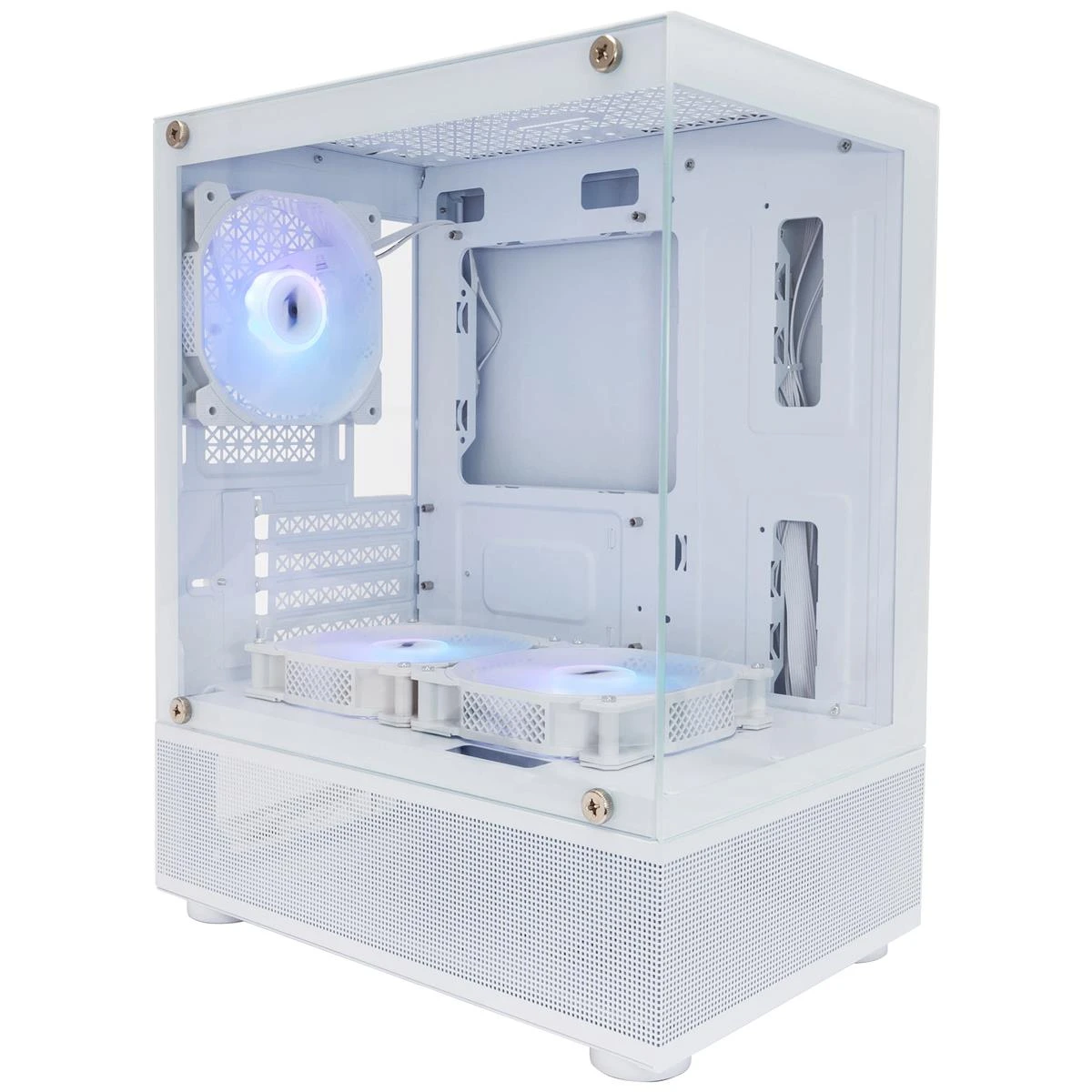 Корпус 1stPlayer Mi2-A-WH-2F7R-W-1F7-W White без БП (UA)