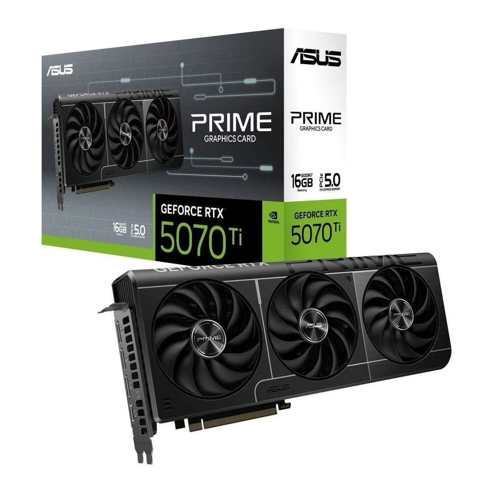Видеокарта GeForce RTX 5070 Ti 16GB GDDR7 Prime Asus (PRIME-RTX5070TI-16G)