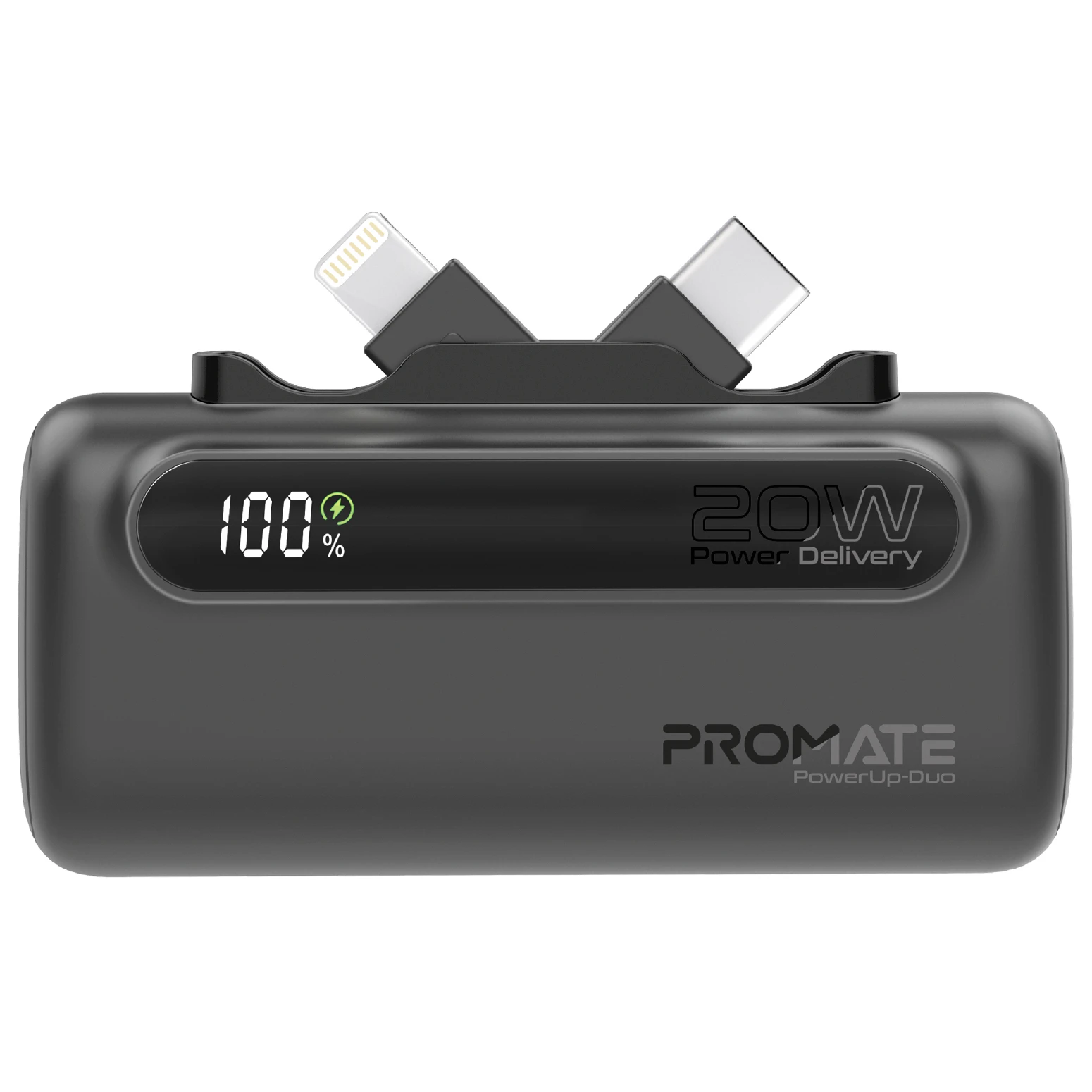 Мобильная батарея Promate PowerUp-Duo 5000mAh 20W Black