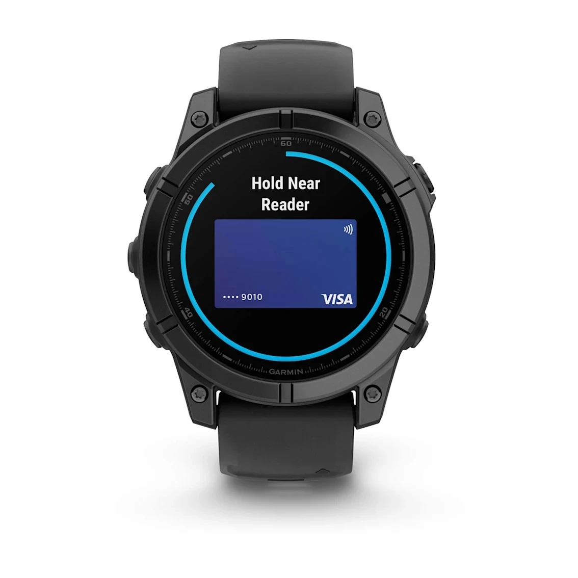 Смарт-годинники Garmin Fenix E 47mm AMOLED Slate Gray Steel з чорним силіконовим ремінцем (010-03025-13)