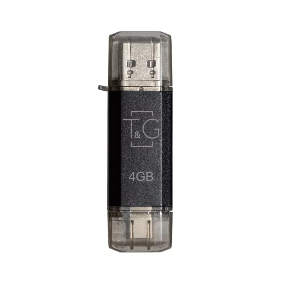 Флеш память USB 4GB Type-C T&G 009 Star Series Black (TG009TC-4GBK)