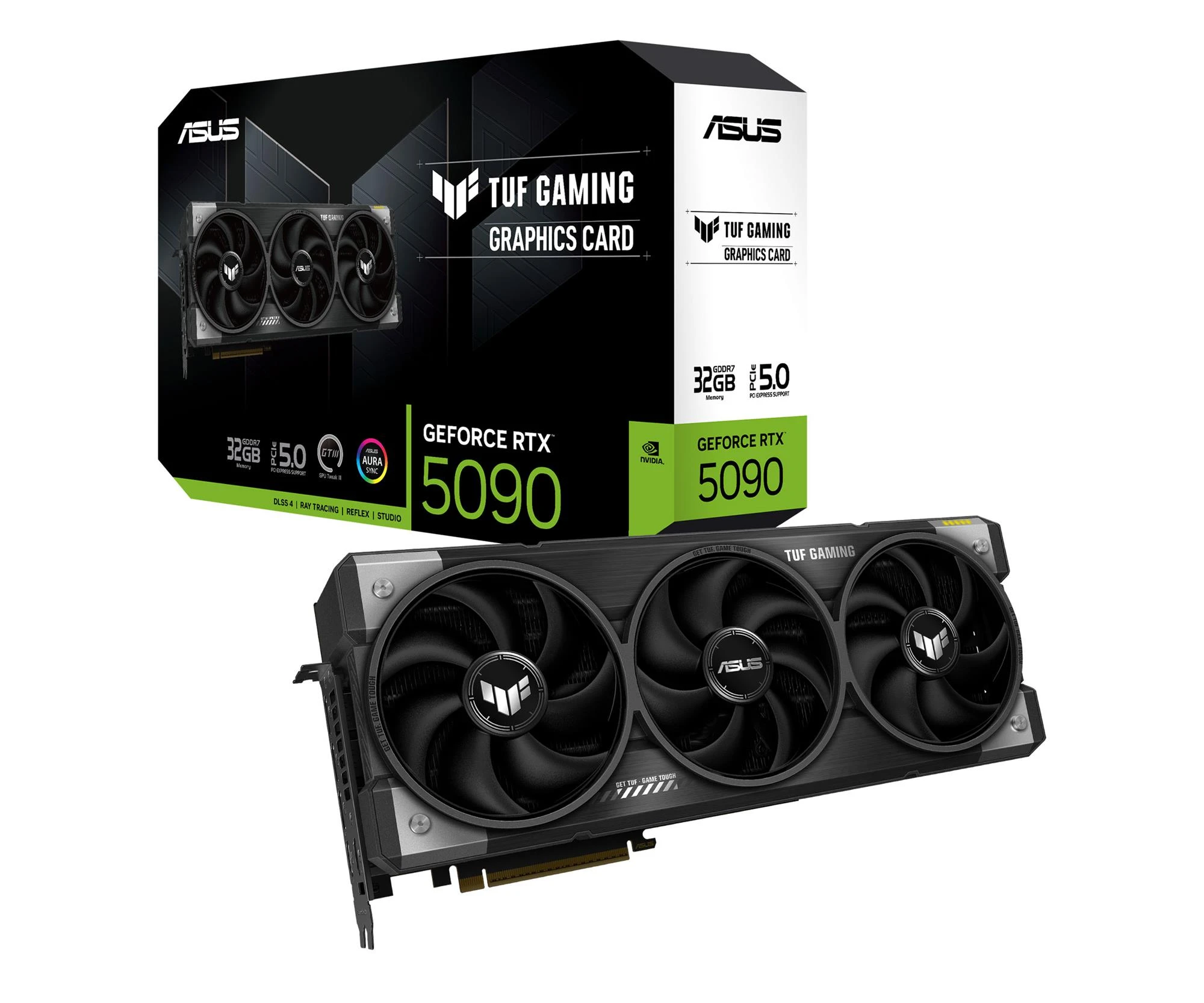 Видеокарта ASUS GeForce RTX 5090 TUF Gaming 32GB GDDR7 DLSS4 (TUF-RTX5090-32G-GAMING) EU