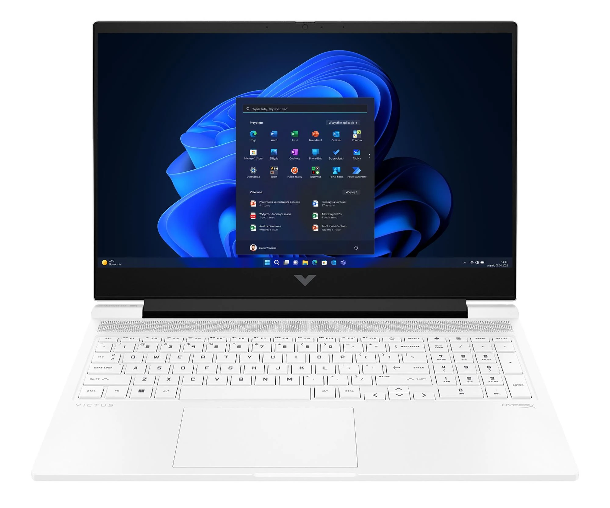 Ноутбук HP Victus 16 i5-14450HX/16GB/1TB/Win11 RTX4060 240Hz White (16-r1084nw (A58XYEA))