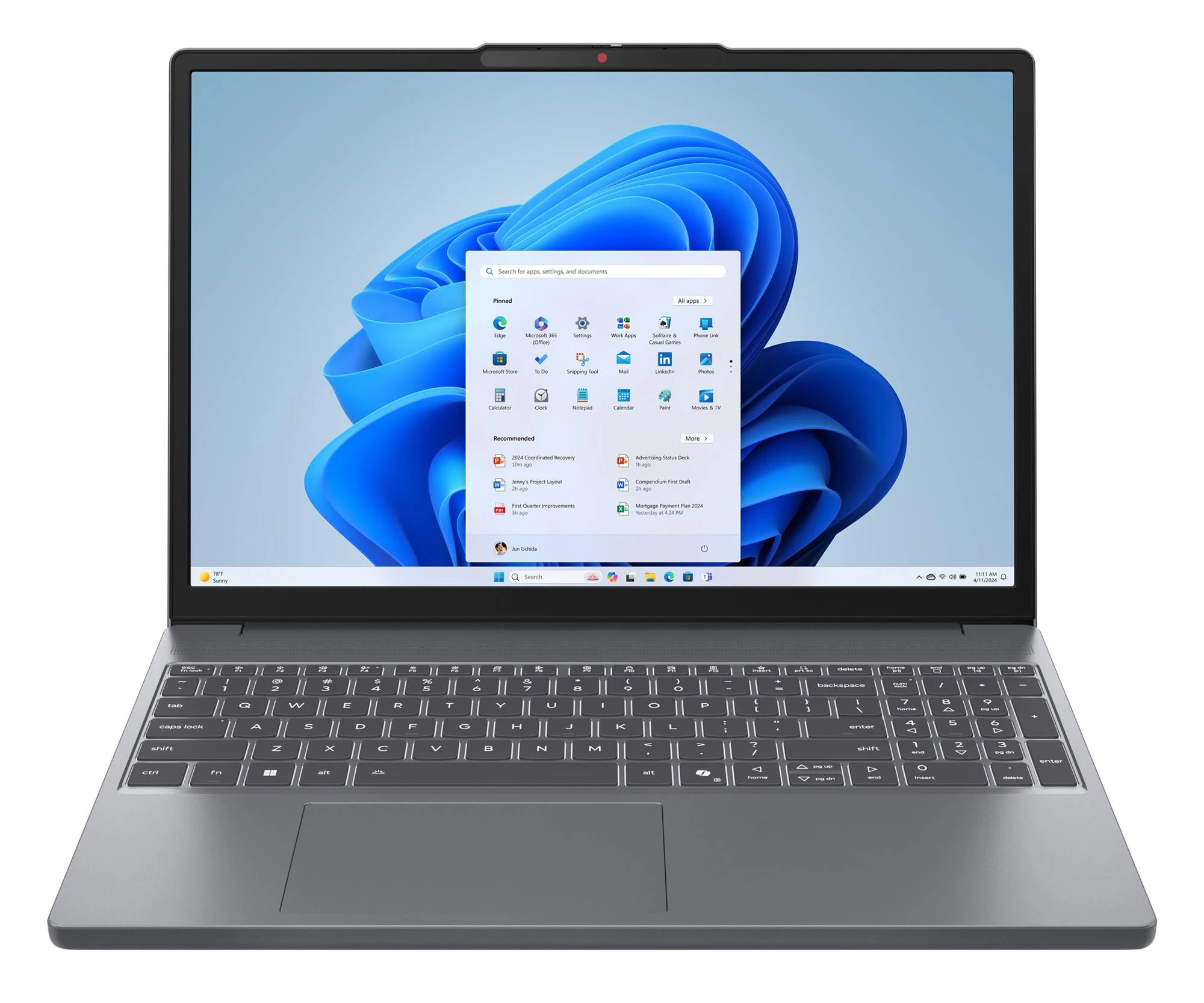 Ноутбук Lenovo IdeaPad Slim 3-15 Ryzen 5-7533HS/24GB/512GB/Win11 (83K7004APB)