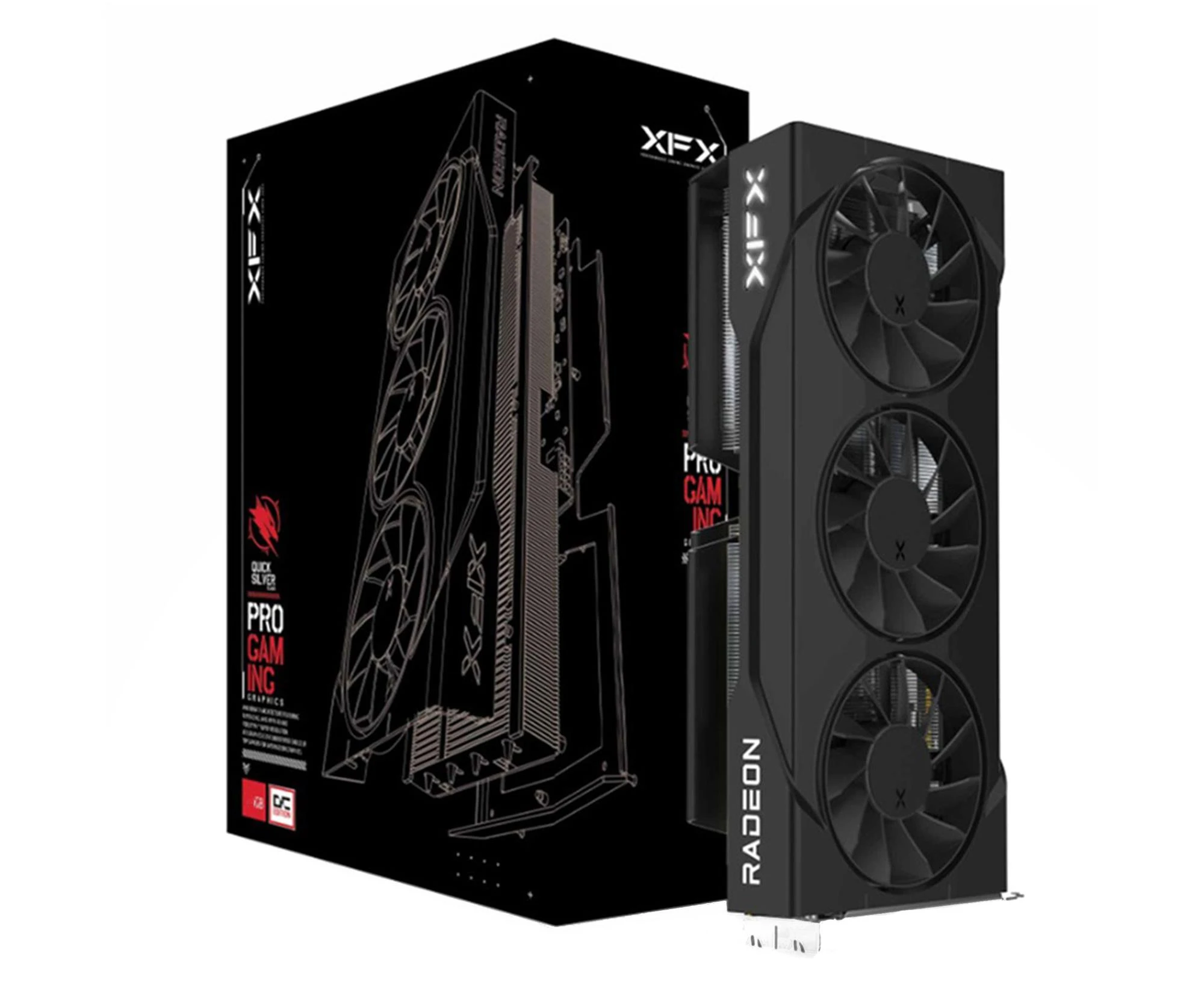 Видеокарта XFX Radeon RX 9060 XT Swift Gaming 3-Fan OC 16GB GDDR6 (RX-96TS316B7) EU
