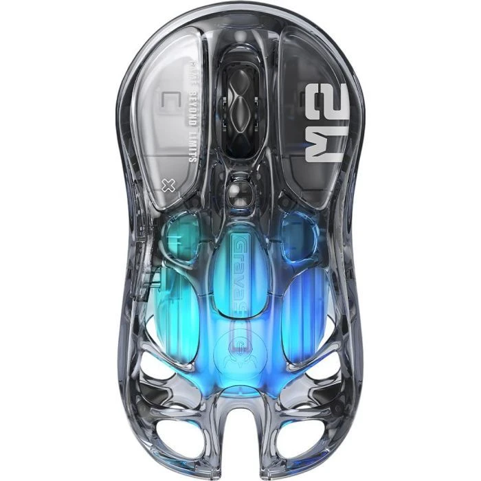 Мышь GravaStar Mercury M2 Transparent Black (GRAVASTARM2_XTAL_BLK) (UA)