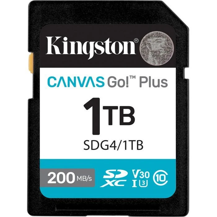 Карта памяти Kingston 1TB SDXC сlass 10 UHS-I U3 V30 Canvas Go Plus G4 (SDG4/1TB) (UA)