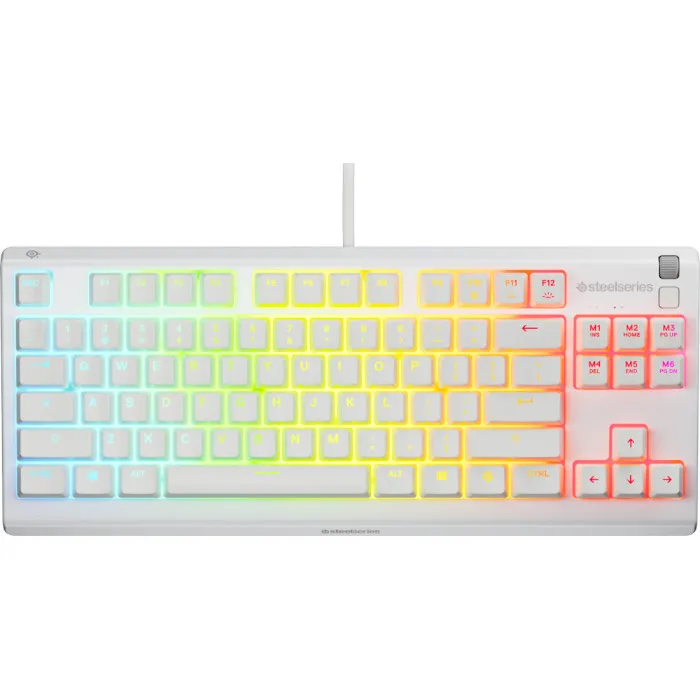 Клавіатура SteelSeries Apex 3 TKL USB UA White (64819) (UA)