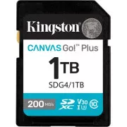 Kingston 1TB SDXC сlass 10 UHS-I U3 V30 Canvas Go Plus G4 (SDG4/1TB) (UA)