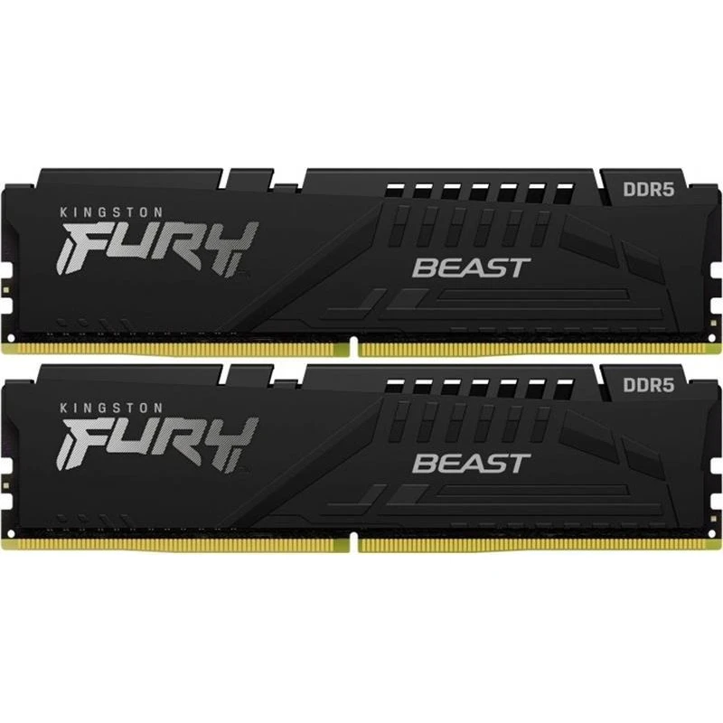 Оперативна пам'ять DDR5 2x32GB/6000 Kingston Fury Beast Black (KF560C36BBE2K2-64) (UA)